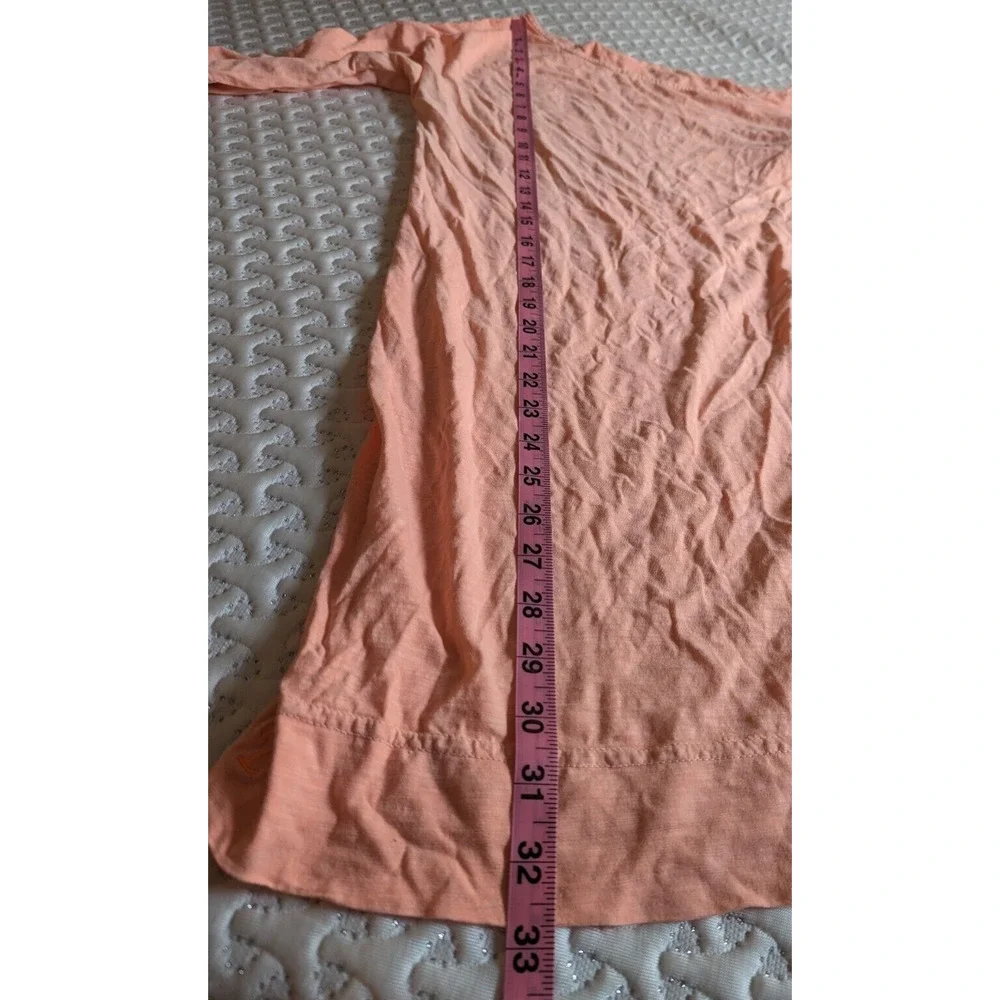 Lilly Pulitzer Womens Cassie T Shirt Dress Knit Light Orange/Pink Pullover Sm